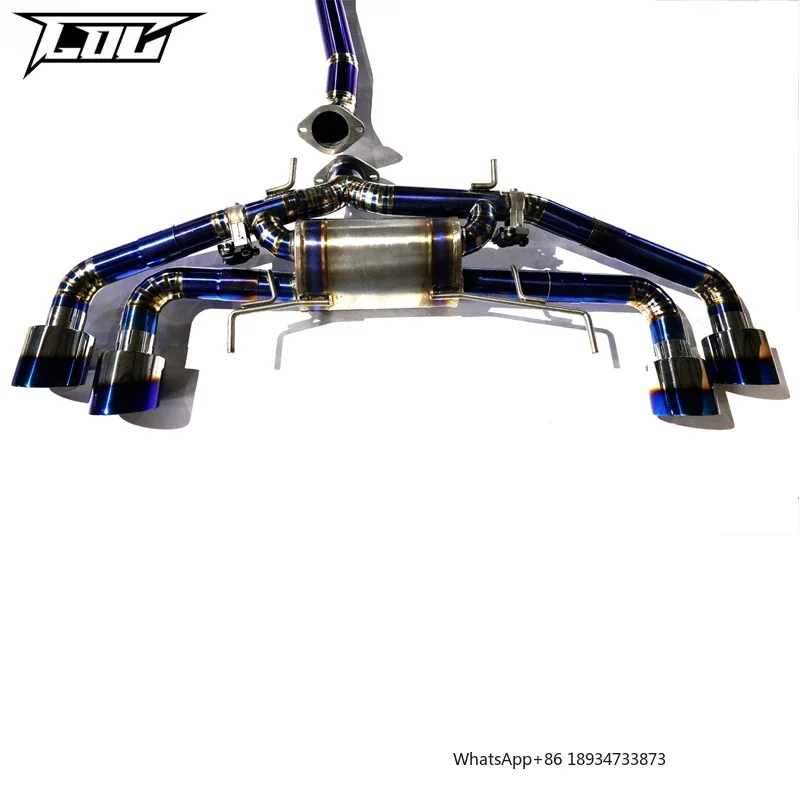 Catback Exhaust For Nissan GT-R V6 3.8 2008+ Automobile Exhaust System Titanium alloy Pipe High Performance