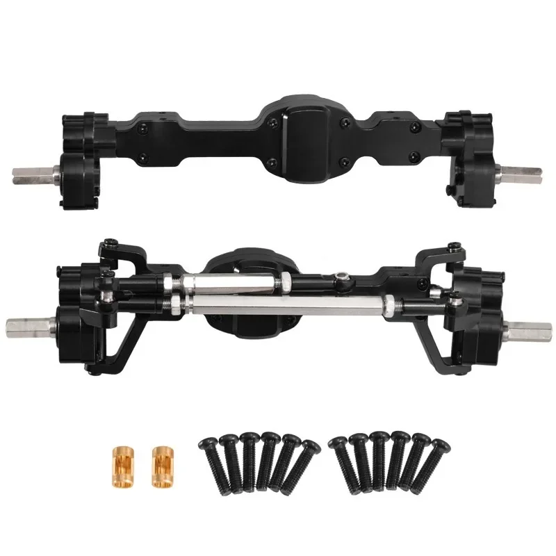 

Aluminum Alloy CNC Anodized Full Metal Front Rear Portal Axle for 1/10 C8815 C8835 D888 H1 Retro Upgrade Accessories