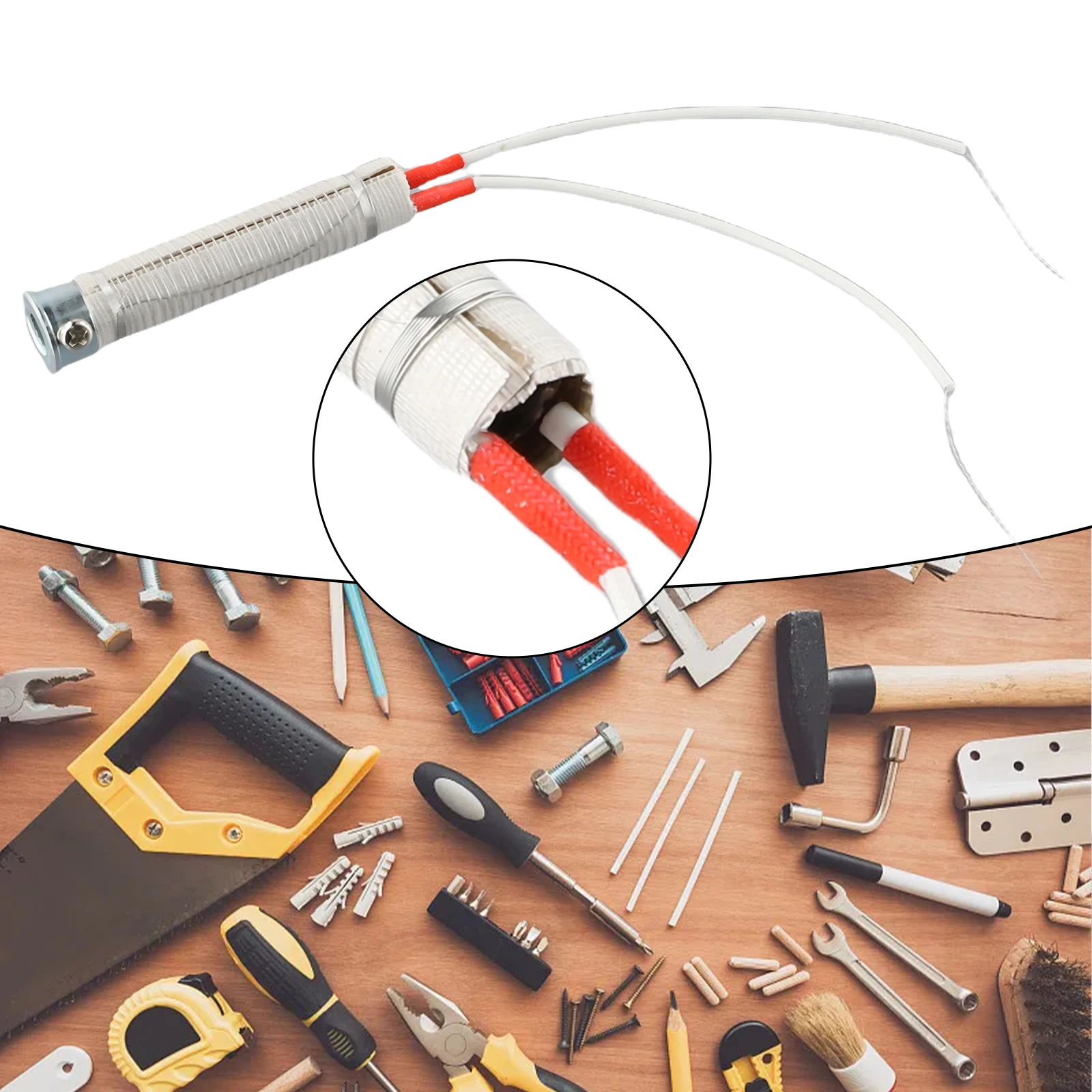 Elektrische Lötkolbenkerne 30/40/60/80/100/150 W Heizelemente für externe Heizung Eisenkerne Elektrowerkzeug-Zubehör