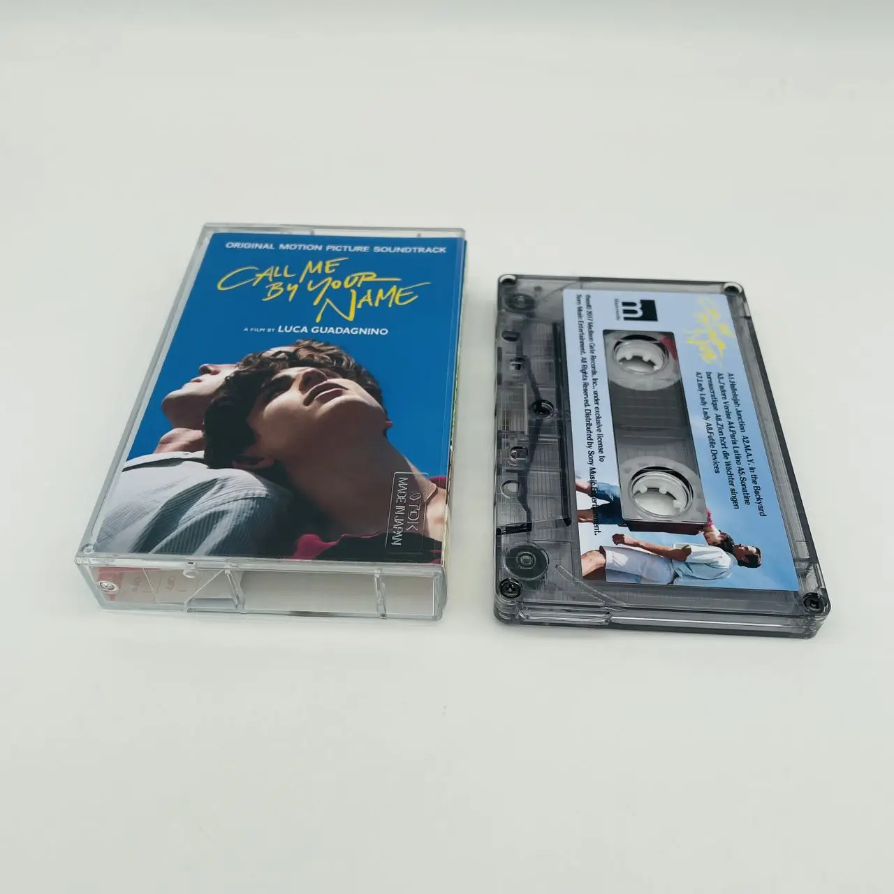 Call Me by Your Name Ryuichi Sakamoto Music Tape Mystery of Love OST Album Cassette Cosplay Recorder Walkman Car Soundtracks Box