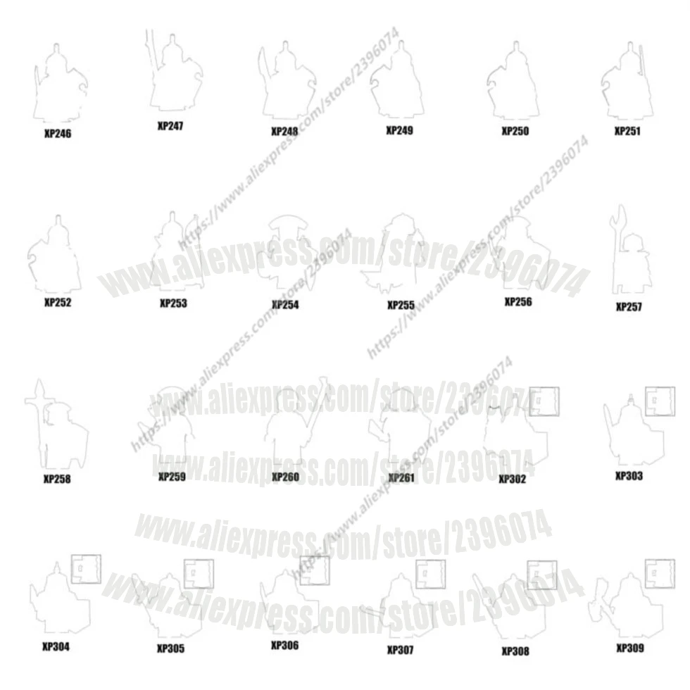 

Series-131 Medieval Movie Knights Action Figures Building Blocks XP246 XP247 XP248 XP249 XP250 XP251 XP252 XP253 XP254 Gift Toys