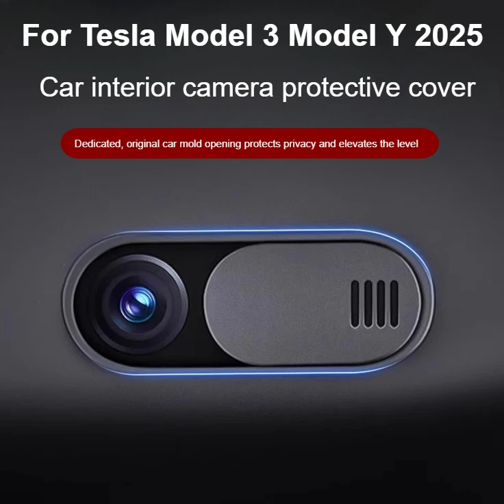 

Car Camera Cover For Model Y Juniper Model 3 Highland 2025 Car Interior Camera Protective Cover Video Head Interior Modification