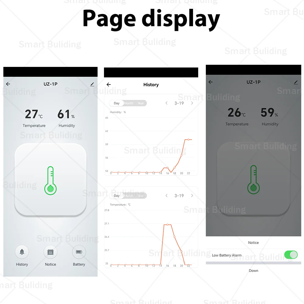 Zigbee 3.0 Temperature Humidity Sensor Smart Home Thermometer Hygrometer Work with Yandex Alice Alexa Home Assistant Zigbee2MQTT image 5