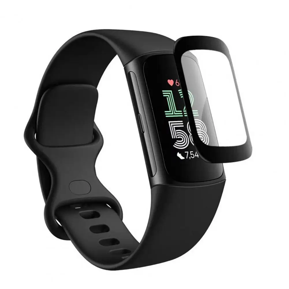 Replacement Screen Protector Durable Watch Screen Protector for Fitbit Charge6 Dust-proof Scratch-resistant for Hd-compatible