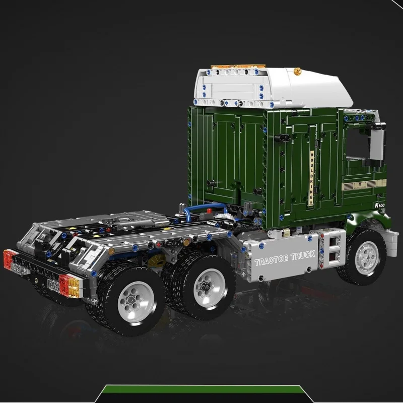 Mold King 13202 Technische Auto Speelgoed De Gemotoriseerde K100 Aerodyne Tractor Truck Bouwsteen Baksteen Montage Kinderen Kerstcadeau