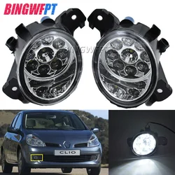 New Foglamps Foglights For Renault CLIO 3 III  Hatchback 2005 2006 2007-2015 LED Fog Lights Halogen Headlight H11 12V Fog Lamp