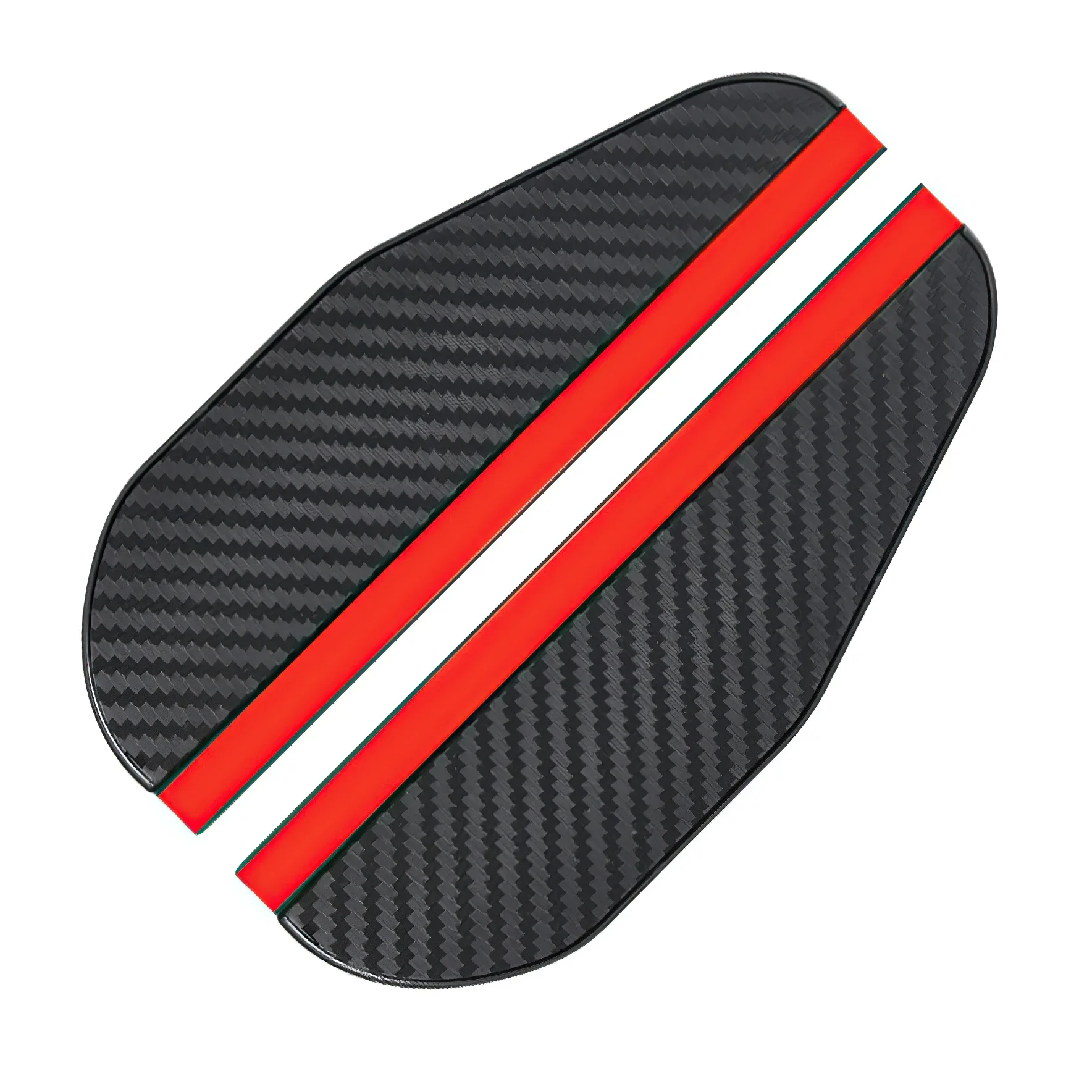 Protector para espejo retrovisor de coche, pegatina de hojas a prueba de lluvia y nieve, visera, 2 piezas