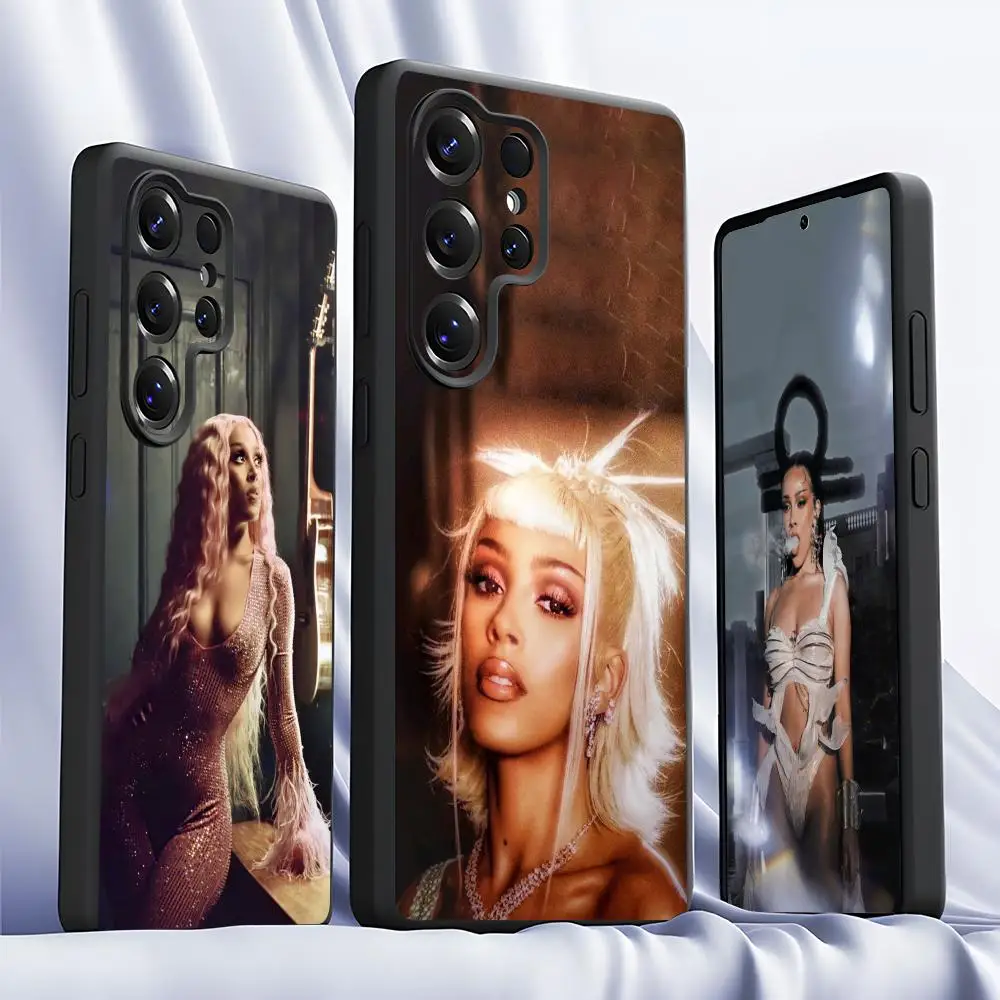 

D-Doja Cat Singer Phone Case For Samsung S20-S25 FE Plus Ultra TPU Soft Skin Friendly