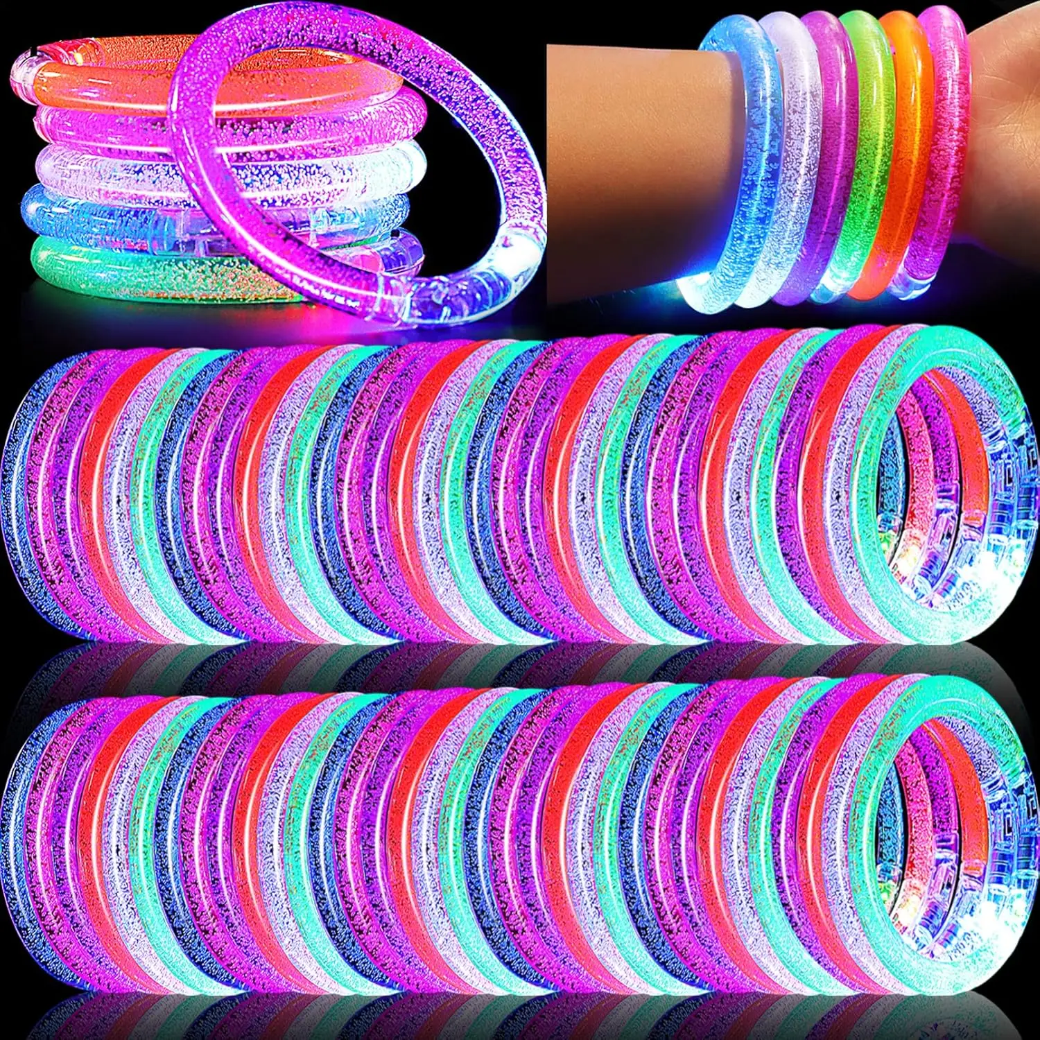 80 Pack Led Bracele…