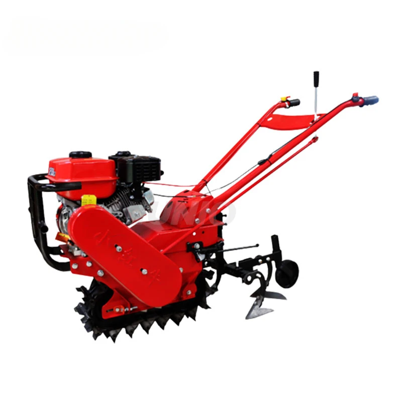 Hot Sell 7HP Small Chain Track Microtiller Orchard Double Chain Track Single Chain Track Plow