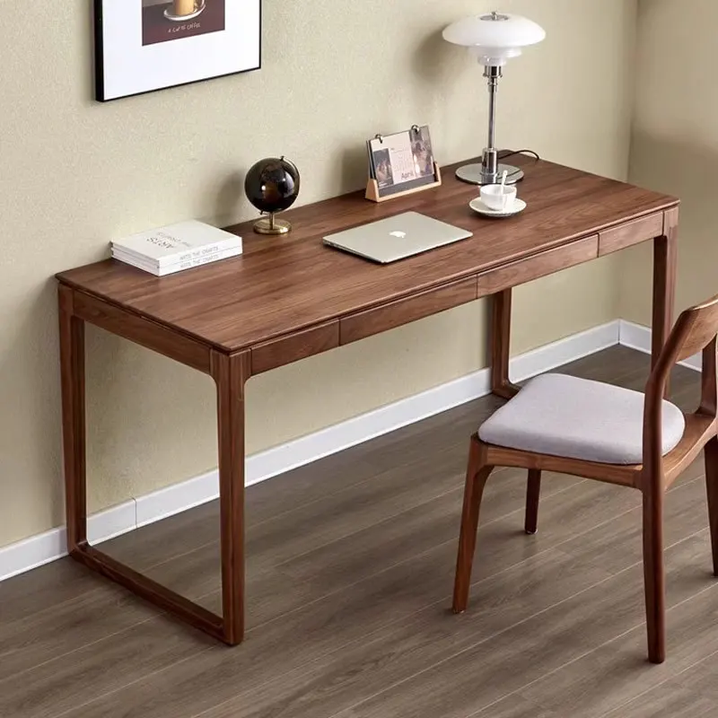 مكتب كتابة مكتب أمريكا الشمالية قابل للتخصيص، مكتب كمبيوتر منزلي حديث وبسيط