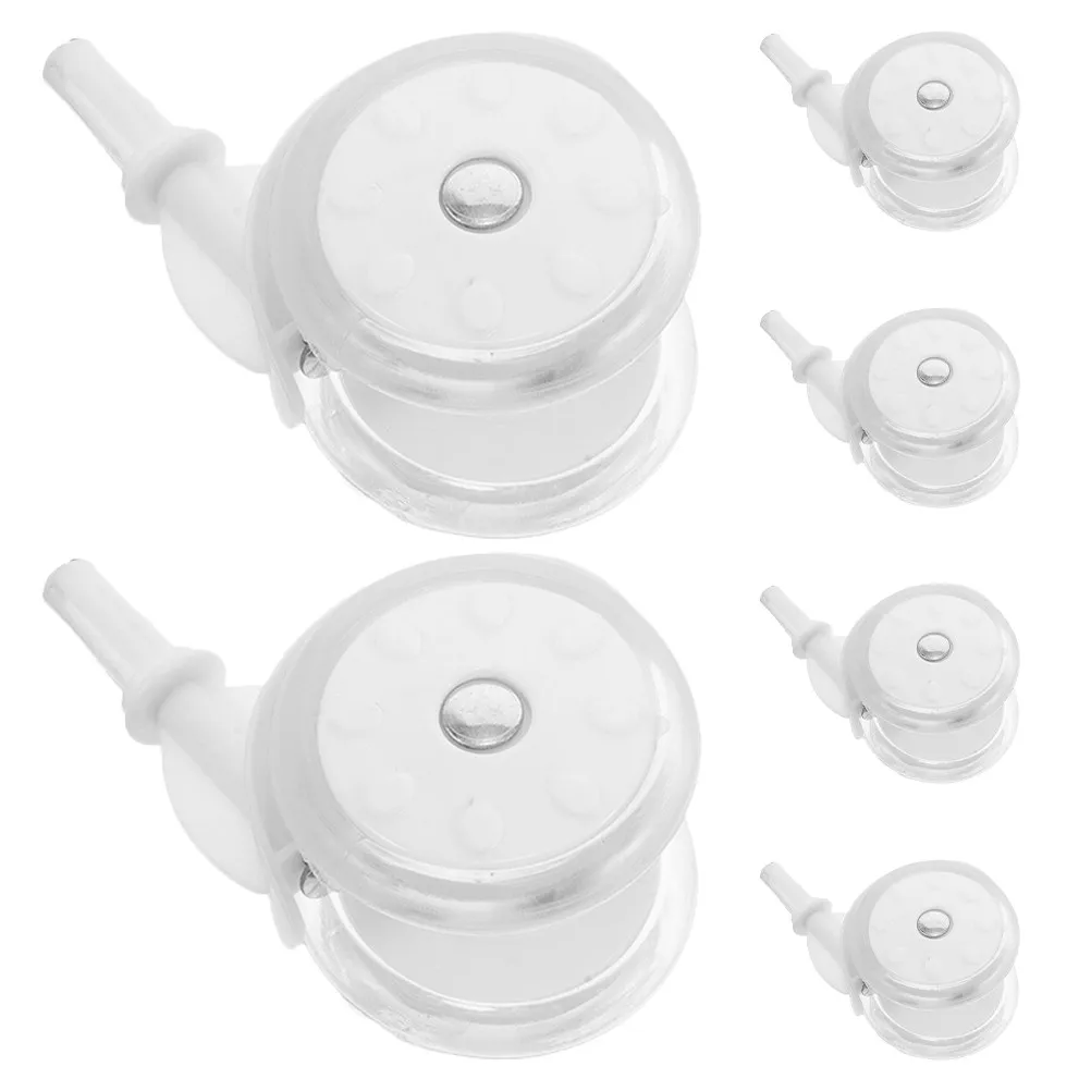 6Pcs Baby Stroller Replacement Replacement Walker Wheel Wheels Universal Pushchair Casters Smooth Swivel Quiet