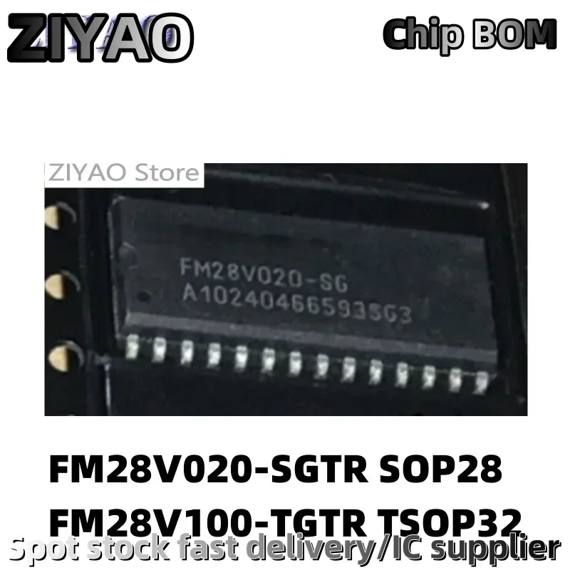 5PCS FM28V020-SG SGTR SOP28 FM28V100-TGTR TSOP32 Ferroelectric Memory Chip