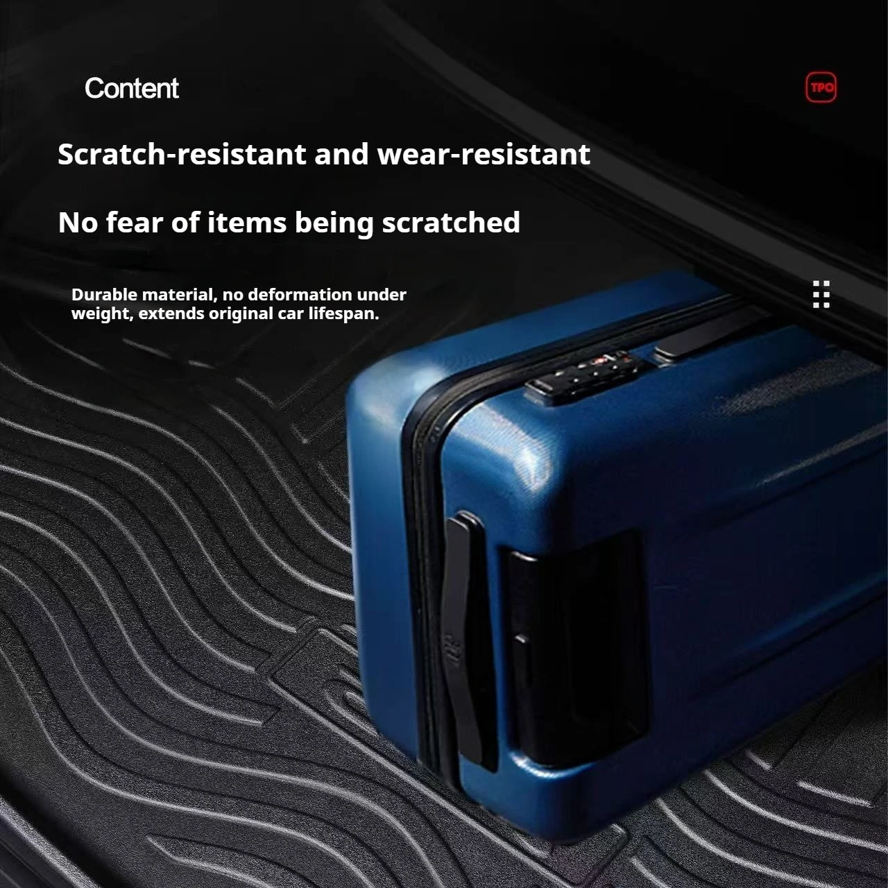 For Changan Deepal S05 S7 S07 S09 SL03 G318 L06  L07 TPO Car Rear Trunk Mat Anti Slip Waterproof Durable Trunk Protective Pad