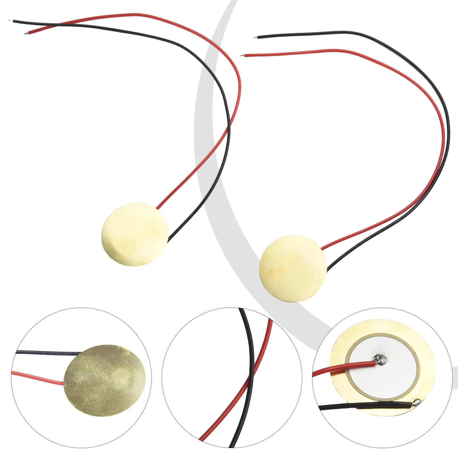 Practical To Use Brand New Piezo Discs Piezo Discs Acoustic Pickup Mic Drum Guitar Trigger Piezo Discs Transducer