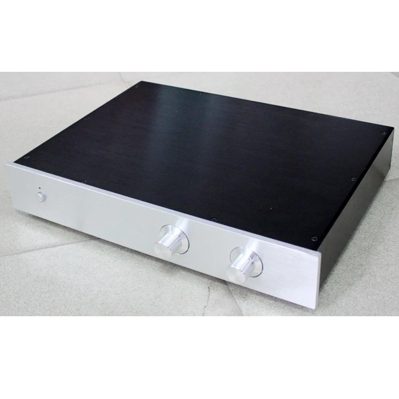 

KYYSLB 313*425*70MM WA12 All Aluminum Amplifier Chassis DIY Box Shell AMP Enclosure Tube Amplificador Pre-amplifier Case