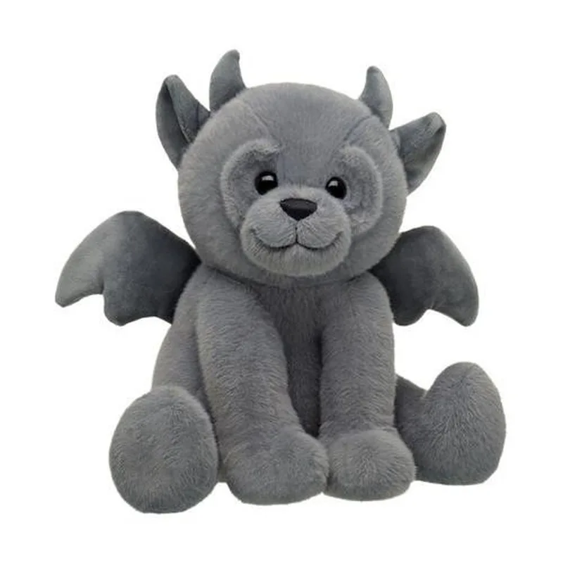 Pluszowy Miś Gargoyle - Mityczny Stróż, Pluszak z Rogami i Skrzydłami, Kolekcjonerska Lalka Pluszowa dla Dzieci i Dorosłych