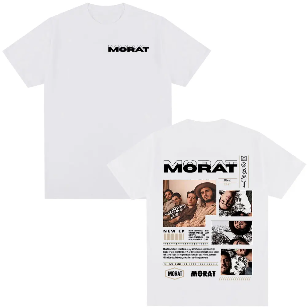 Morat Rock Band Graphic T-shirts Men Women Clothing Fashion Hip Hop T-shirt Summer Casual Cotton Oversized Short Sleeve T Shirts