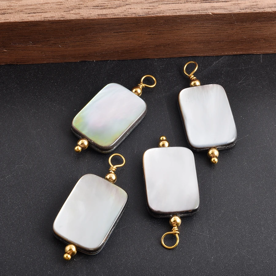 2 Stück natürliche Perlen-Steinanhänger für Schmuckherstellung, Vintage-Ethno-Anhänger, Obsidian, Blaustein, Tigerauge, Charm-Materialien – Detail 5