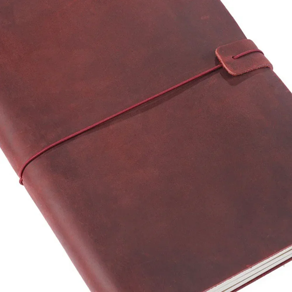 Moterm Heißer Verkauf 100% Echtes Leder Notebook Handgemachte Vintage Rindsleder Tagebuch Journal Sketch Planer TN Reise Notebook Abdeckung