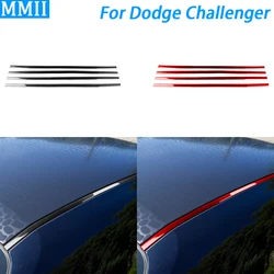 For Dodge Challenger 2015-2022 Carbon Fiber External Roof Both Side Panel Decorative Strips Car Decoration Accessories Stick