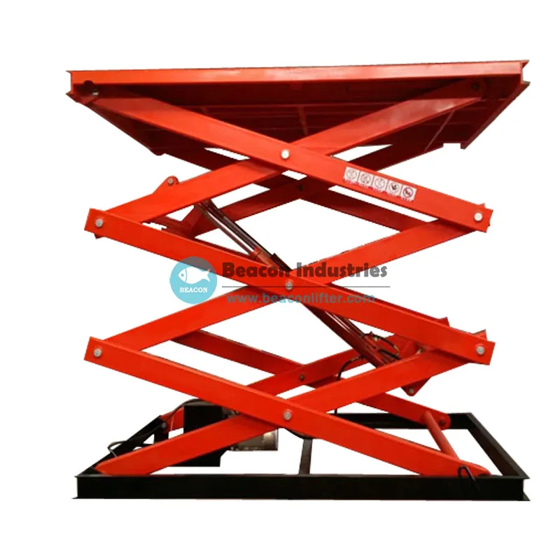 5-10ton heavy duty hydraulic scissor lift cargo lift freight elevator lift