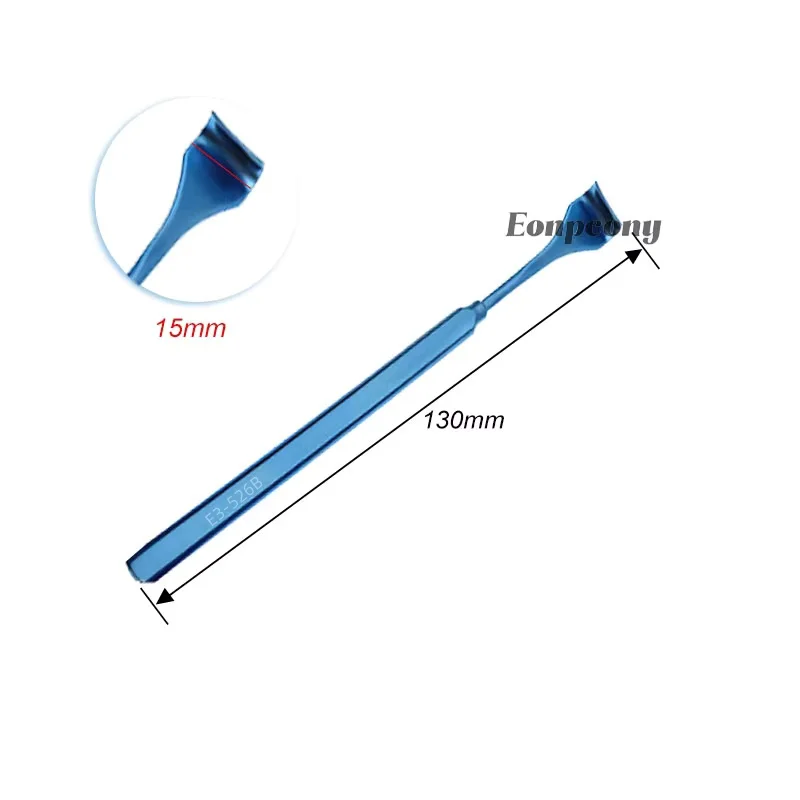 เครื่องมือผ่าตัดตา Desmarres Lid Retractor Titanium Eye Bags Pull Hook Eyelid Tool