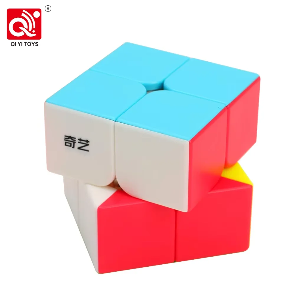 

[ECube] QiYi QiDi 2x2 ProfessionalSpeed Cube Beginner Educational Toys Puzzle Magic Cube Stickers Sticker Baby Kids Toys