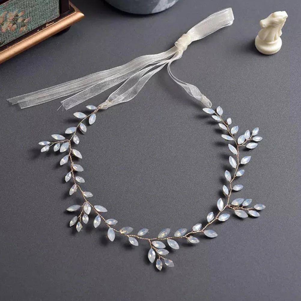 

Rhinestone Bridal Headband Premium Wedding Hair Accessory Elegant Bridal Hair Decor Headpiece for Bride Party Banquet
