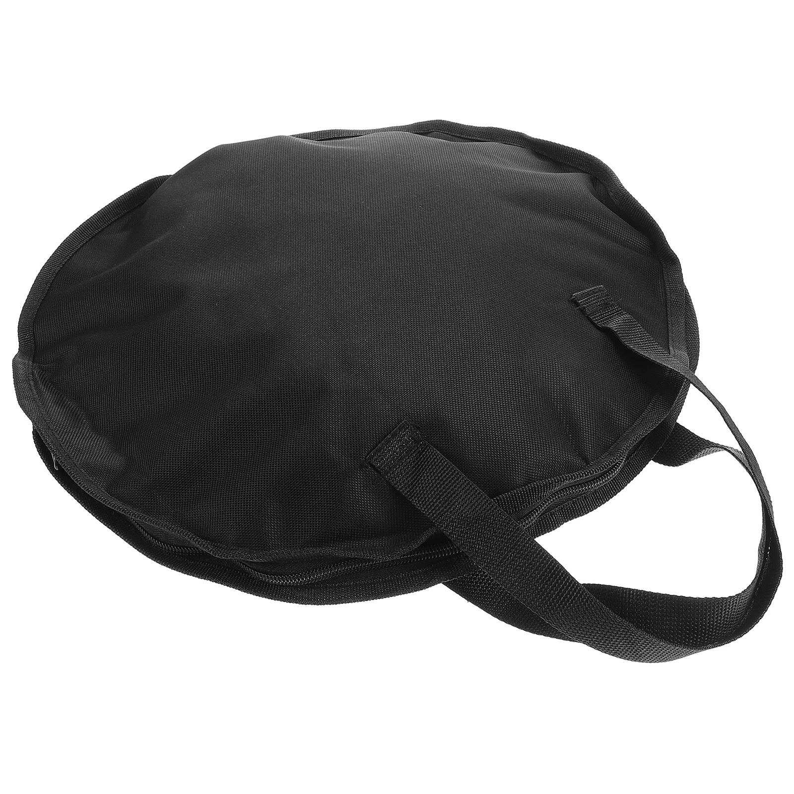 10-Inch Dumb Drum Bag for Musical Instrument Tote Thickened Storage Sponge Black Pouch Travel