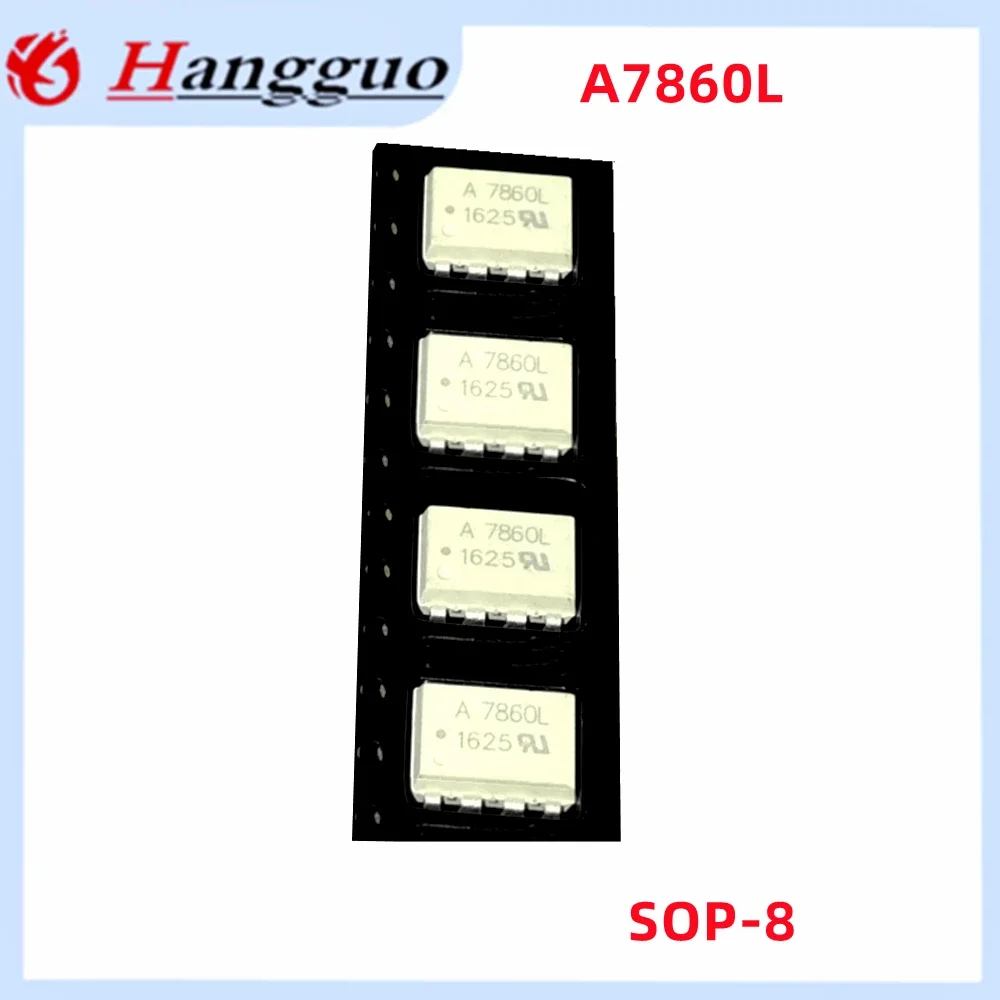 10 teile/los a7860 a7860l HCPL-7860 sop Hochgeschwindigkeits-Optokoppler sop-8 a7860l Optokoppler modul