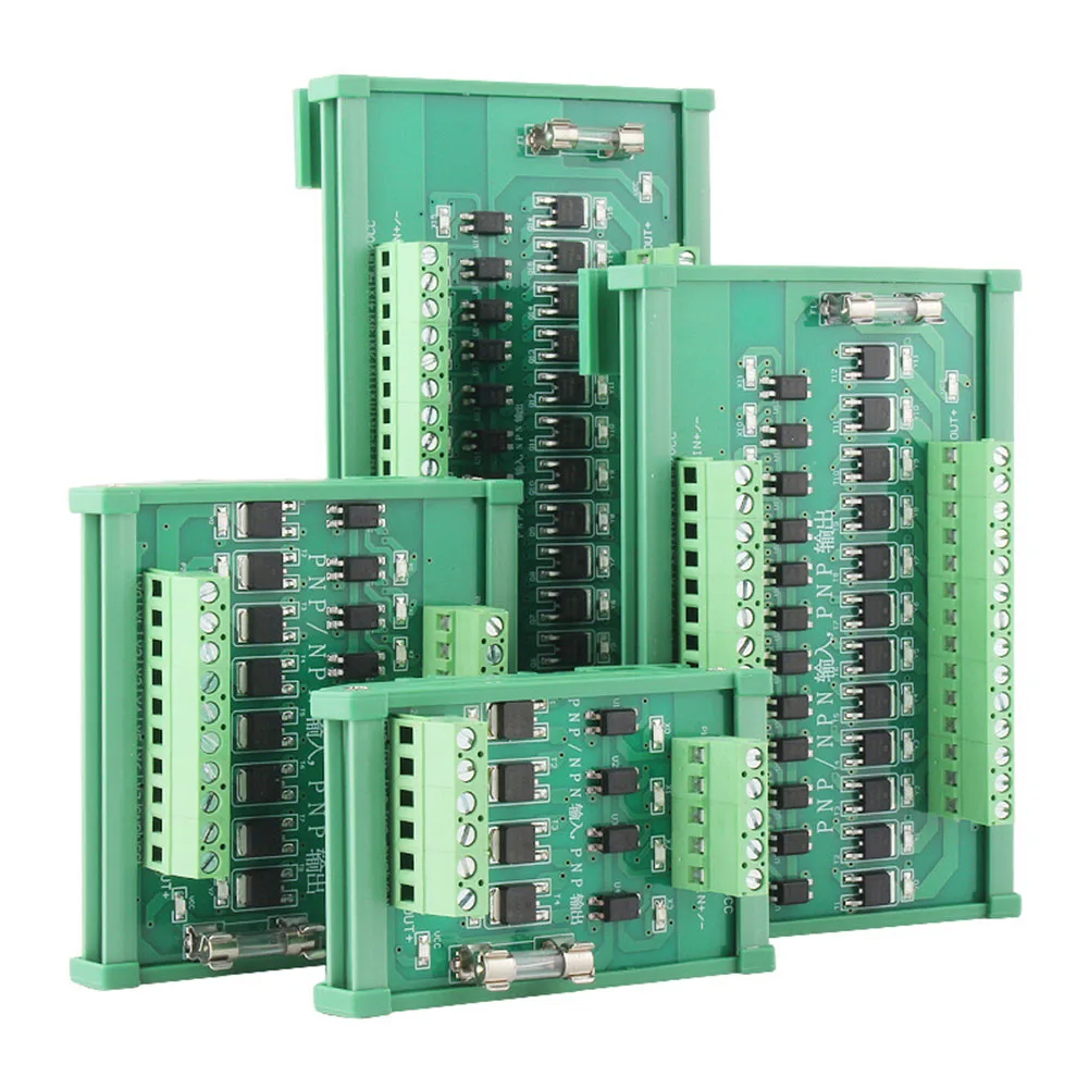 

4-Channel PLC DC Amplify Board 12/24VDC NPN/PNP Intput Industrial Control Module Single Chip Microcomputer Signal Level