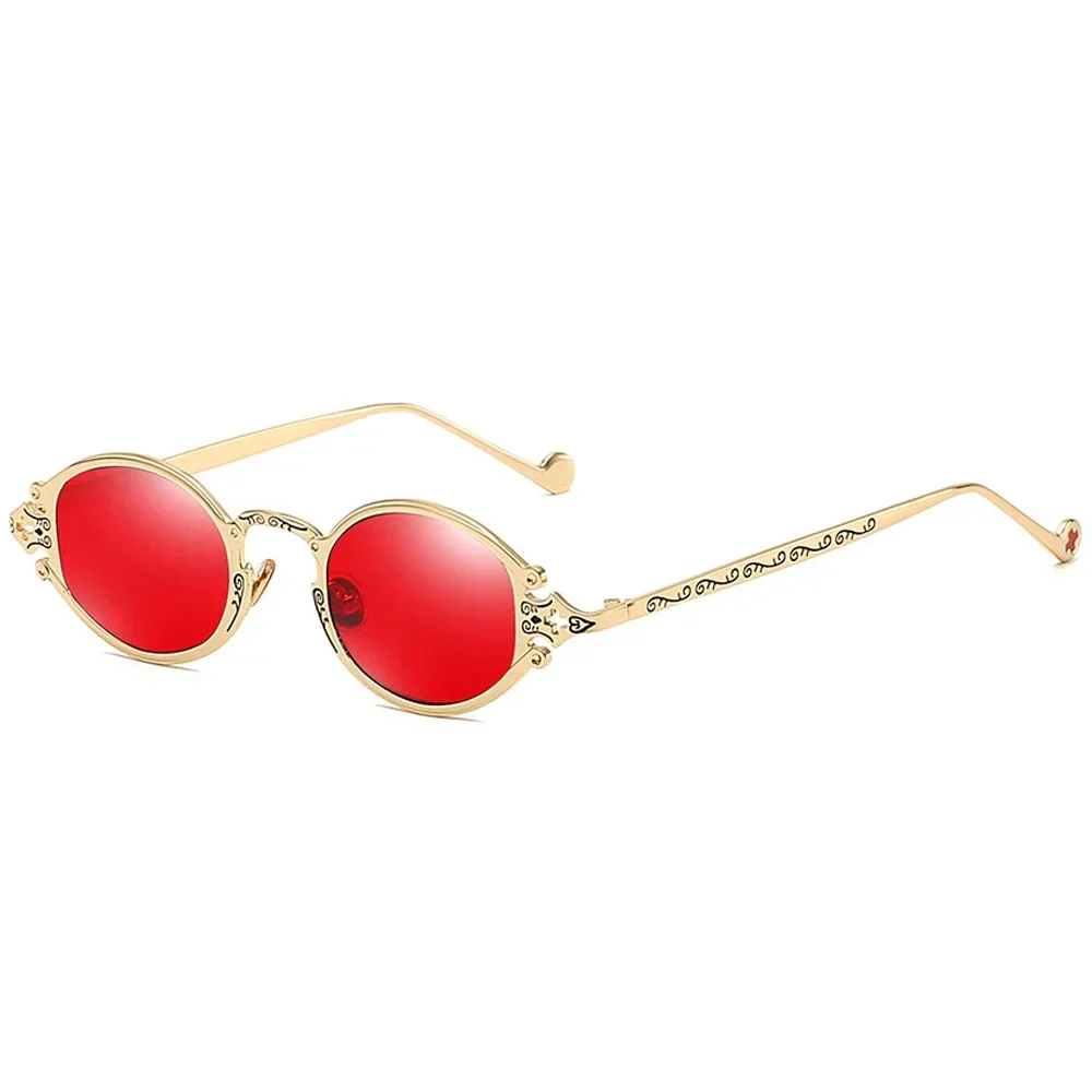 2025 Metal Steampunk Sunglasses Men Women Fashion Round Glasses Brand Design Vintage Sun Glasses High Quality Oculos de sol