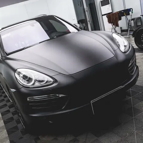 10 best sales matte black vinyl car wrap - №4