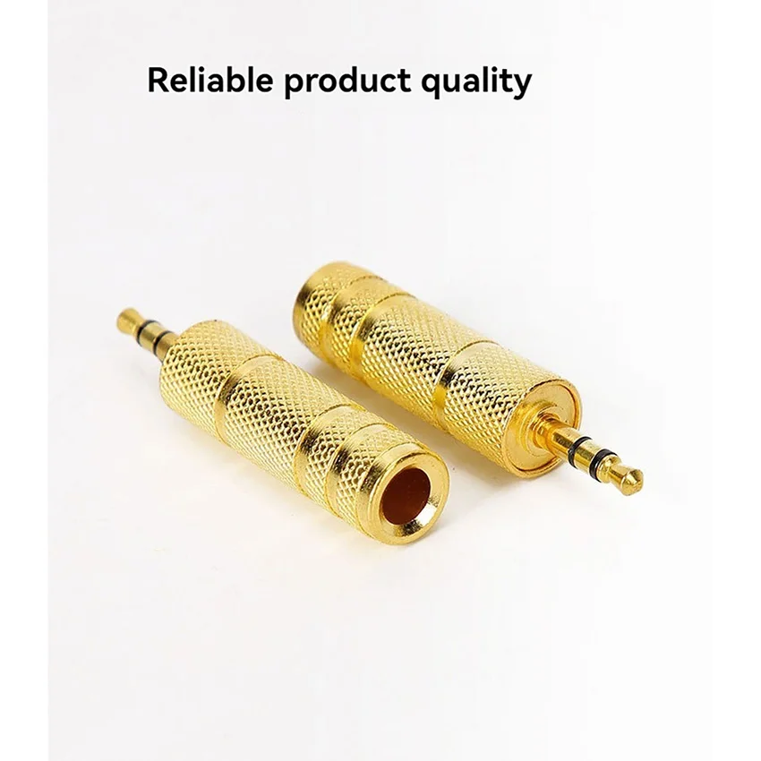 6.35 ثقب أنثى إلى 3.5 ذكر التوصيل محول الصوت للبيانو الإلكتروني/ستيريو/أجزاء الميكروفون 1 قطعة/1 زوج/5 قطعة الاتحاد الروتاري