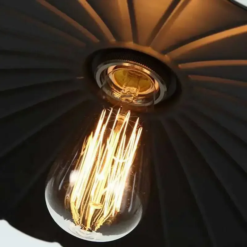 ヴィンテージインダストリアルペンダントライト-e27口金-ワイヤー吊り下げ-キッチン-ホームデコ-レトロ照明器具