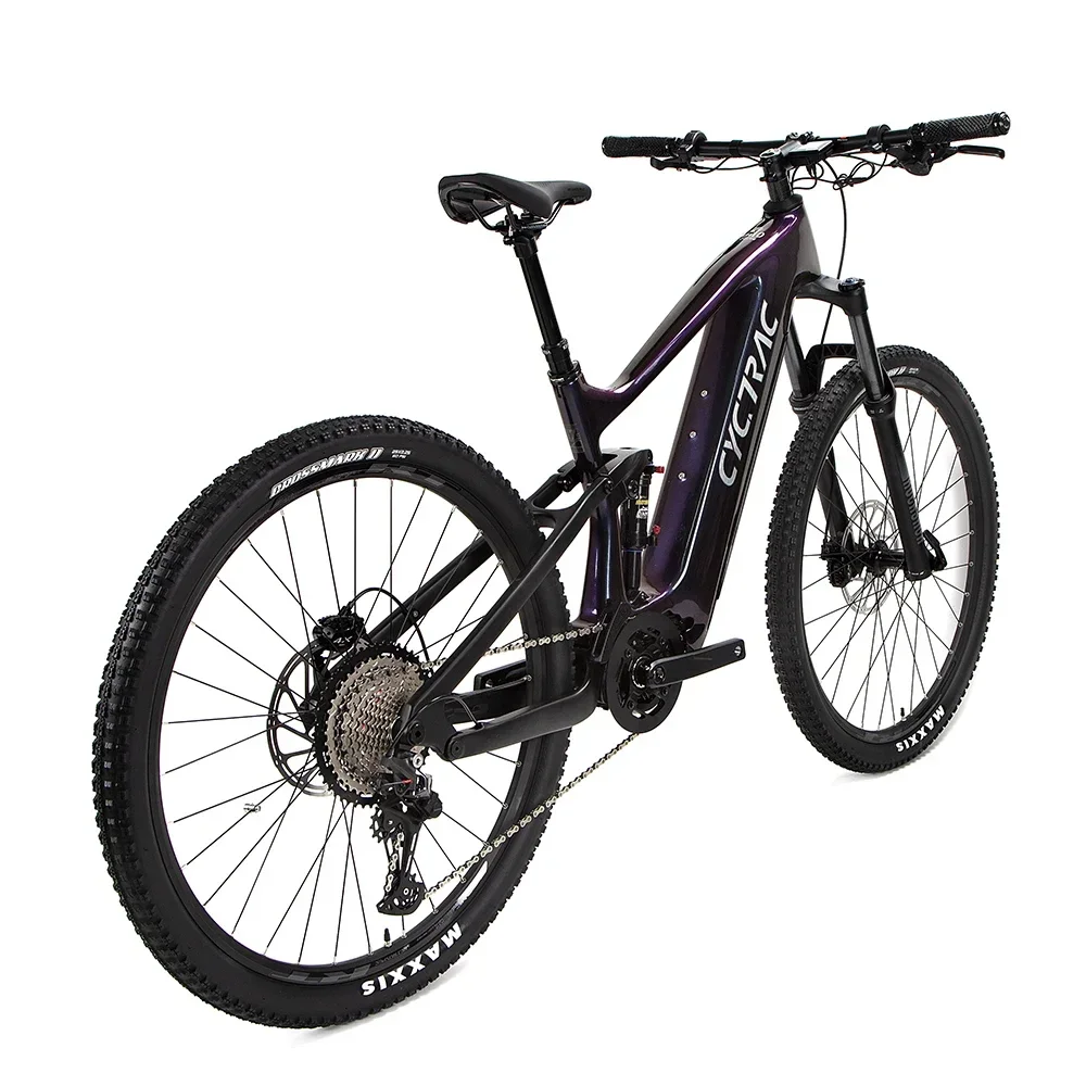 TWITTER-Full Suspension Electric Bicycle, Bafang Motor, EM10, M600, 12S, 48V, 15A, 500W, Hidden Inner Cable, 27.5 in, 29in, High