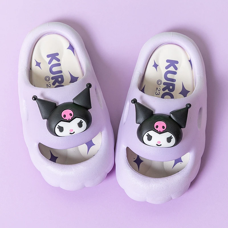 

Sanrio kuromi Kids slippers kids shoes Girls' shoes Children's slippers flip flops children hello kitty shoes