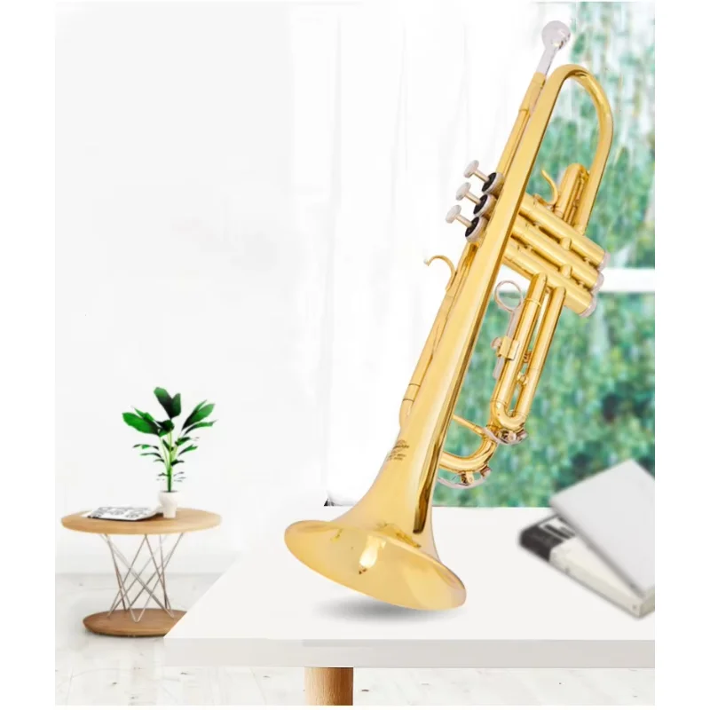 Brass Bb Key Bullfighter LTR-508L Standard Gold Color Trumpet