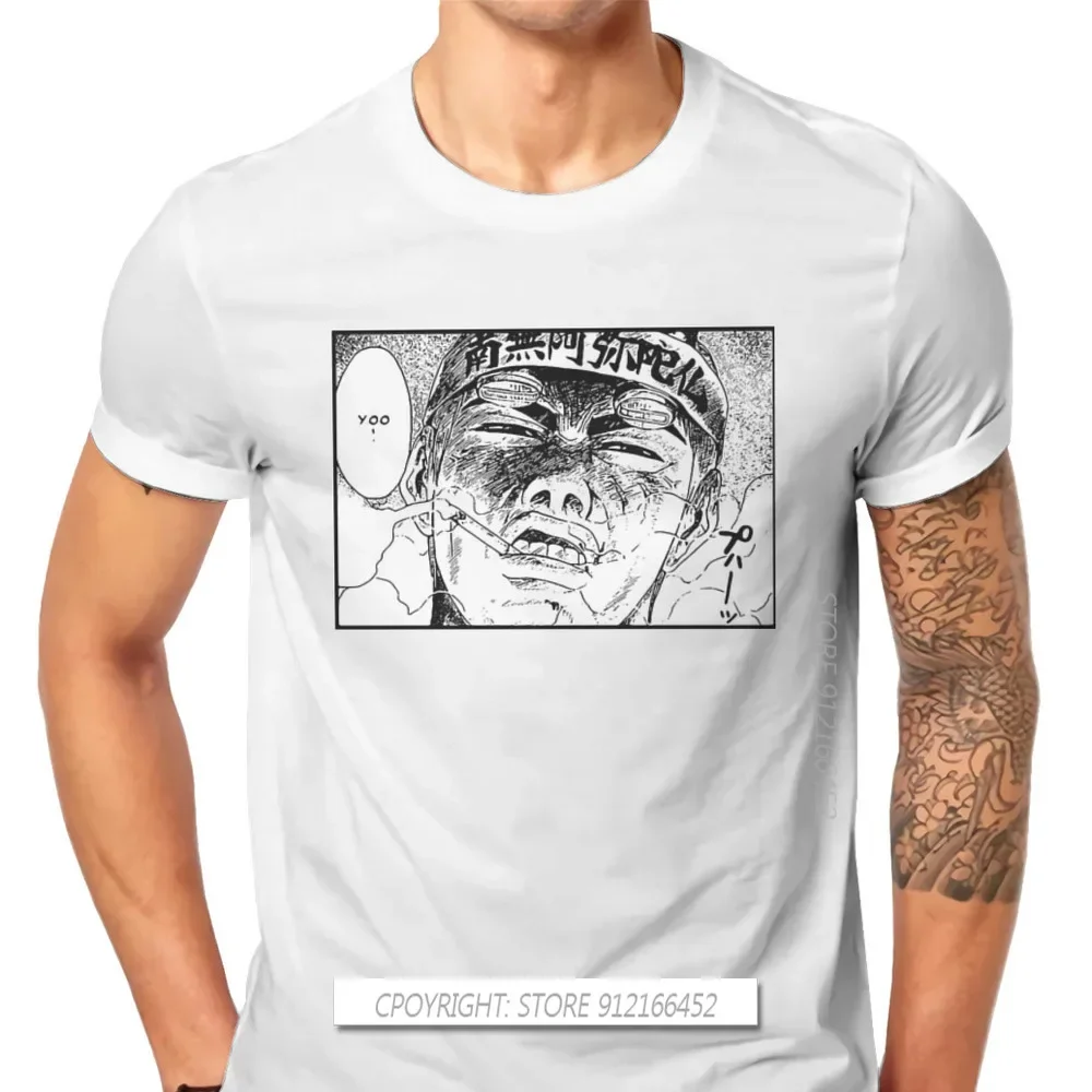 Great Teacher Onizuka GTO Eikichi Azusa Manga Fabric TShirt Funny Face Basic T Shirt Leisure Men Tees Shirt Ofertas Big Sale