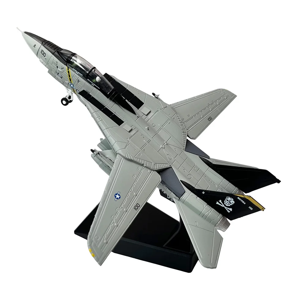 Maßstab 1:100 US Grumman F-14 F14 Tomcat Bombcat Fighter Diecast Metall Flugzeug Flugzeug Flugzeug Modell Kinder Spielzeug Sammlung Geschenk