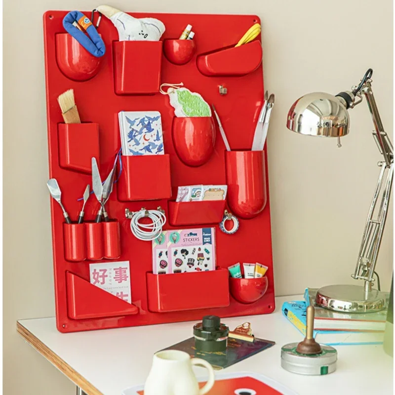 Storage Rack for Wall Holder Offices Kitchens Organizer Workshops Bathrooms Children's Rooms Different Shapes Size Hooks Clips