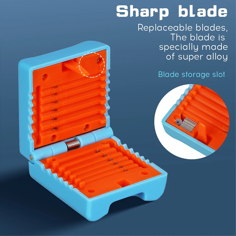COMPTYCO A-1233 Optical Fiber Longitudinal Center Pipe Stripping Tool 1.2-3.3MM Slitter Fiber Optic Cable Sheath Stripper image 4
