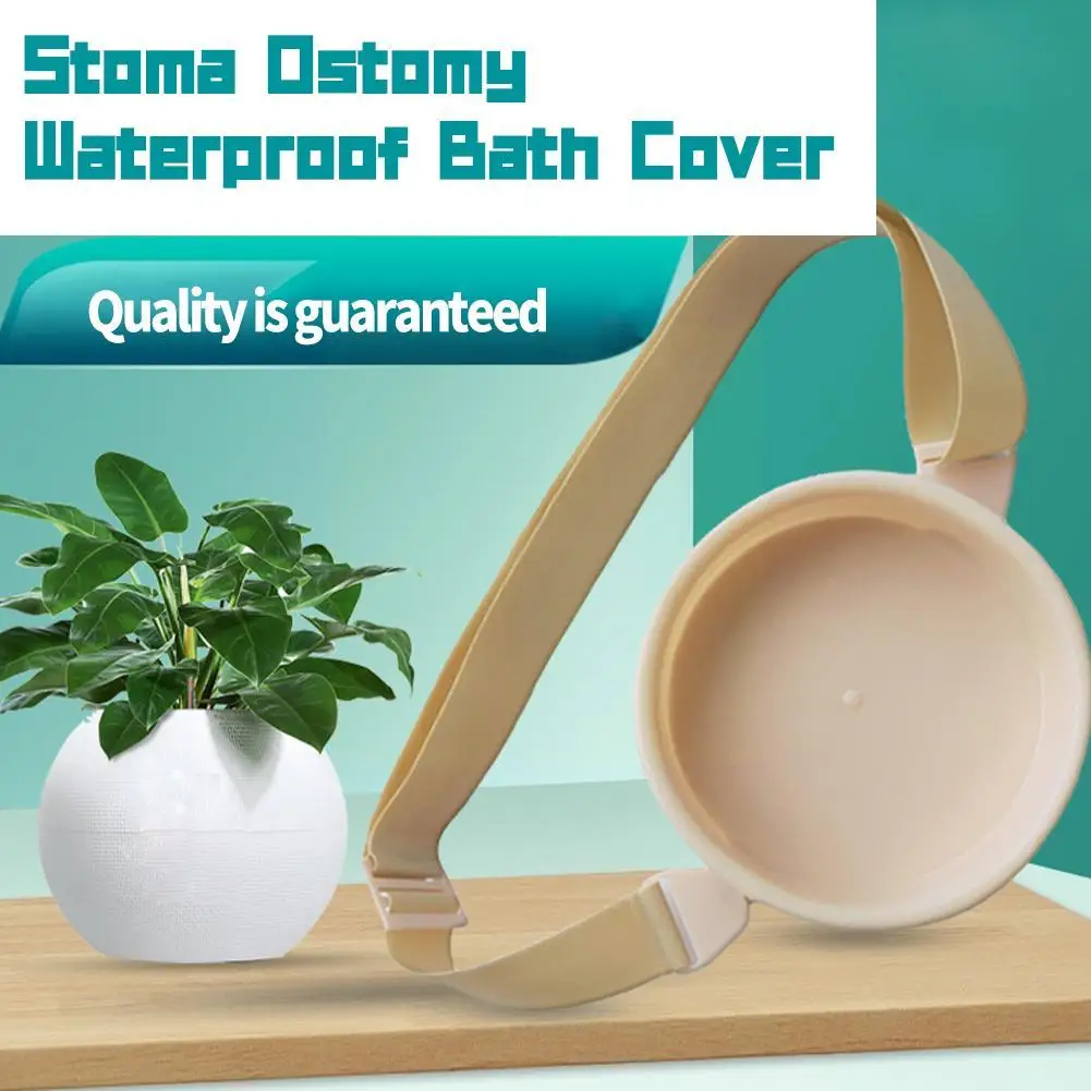 Stagnation Bag Protector Waterproof Bath Cover Adjustable Closure With Ostomy Accessory Pouch Supply Belt Care Assit Stoma S6Y4