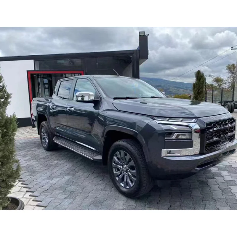 Hot Selling Heavy Duty 4x4 Off-Road Matte Black Aluminum No-Drill Pair of Running Boards For Triton L200 Strada 2023-2024