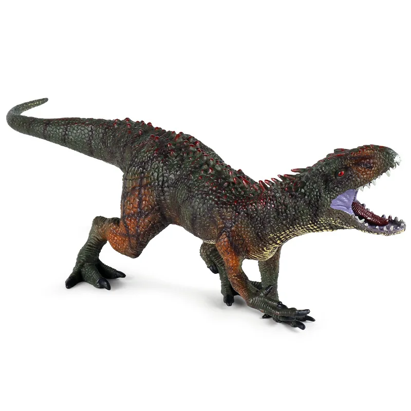 Cross border children's dinosaur toy Jurassic simulation static animal model solid plastic large sharodon model