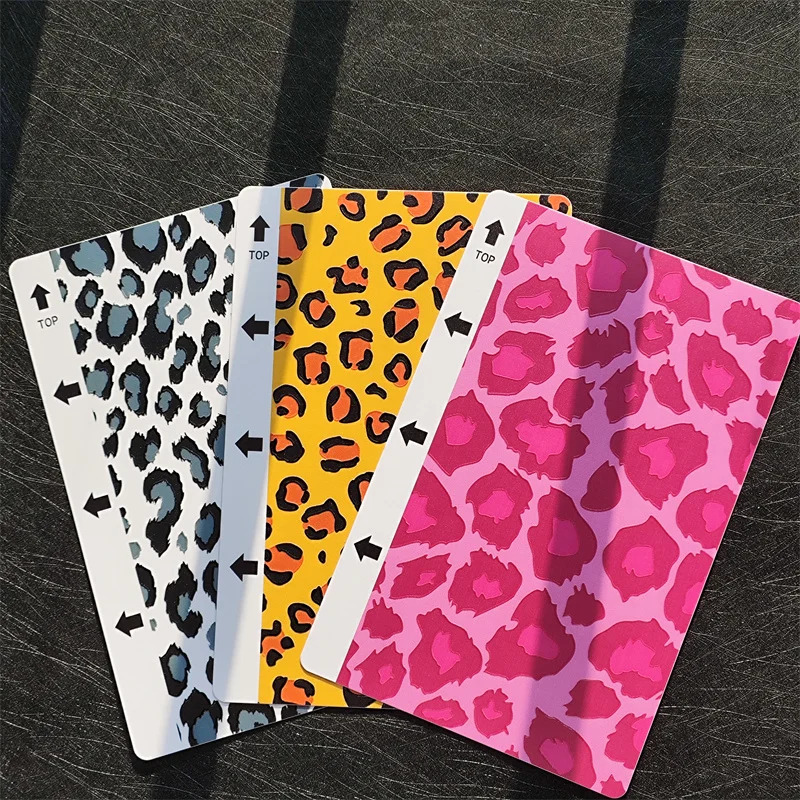 50pcs 3D Leopard Print Embossed Color Sticker Back Hydrogel Film For Cutting Machine For Mobile Phone Screen Protector Skin