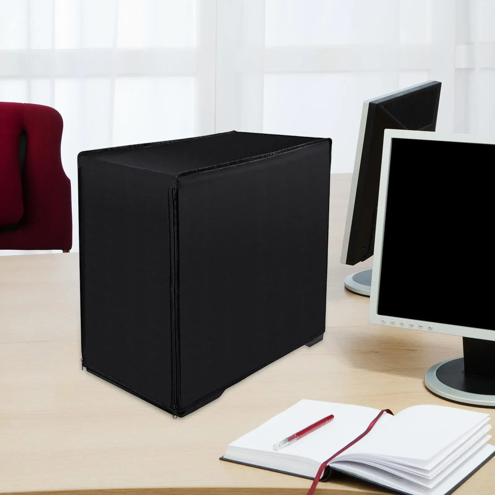 PC Cover 210D Sturdy Dustproof Portable 62x26x52cm Antiscratch Tower PC Case