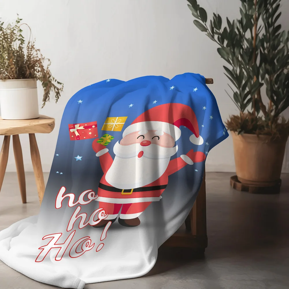 

Рождественское одеяло TuniuSoft для дивана-кровати, теплое флисовое одеяло, идея подарка