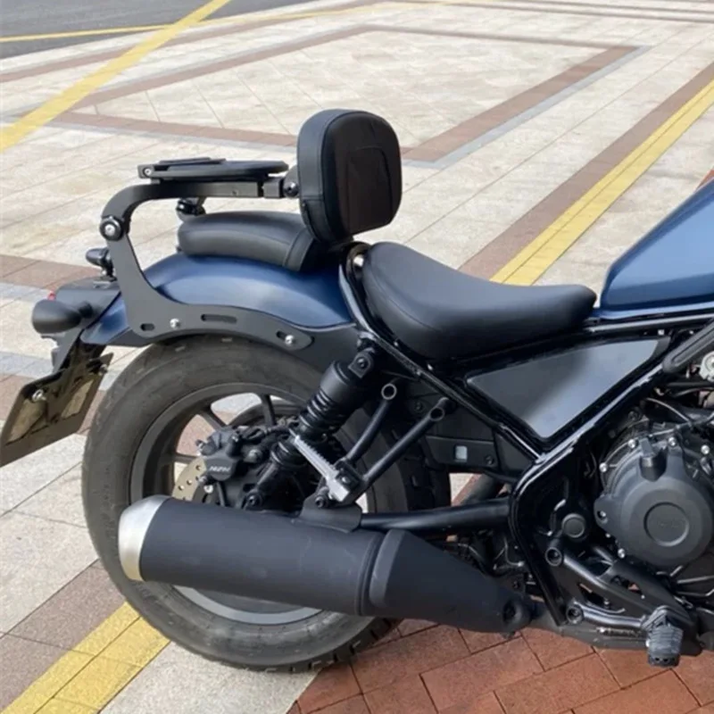 Motorcycle Adjustable Rider Passenger Backrest Sissy Bar For Honda Rebel 1100 CM1100 CMX1100 CM CMX 1100 20-24